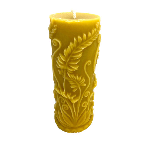Picture of Flora Pattern Beeswax Candles