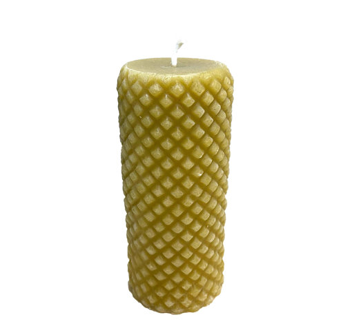 Picture of Small Pattern Beeswax Candles
